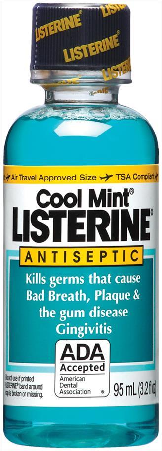 LISTERINE MOUTHWASHCOOL MINT 3.2OZ