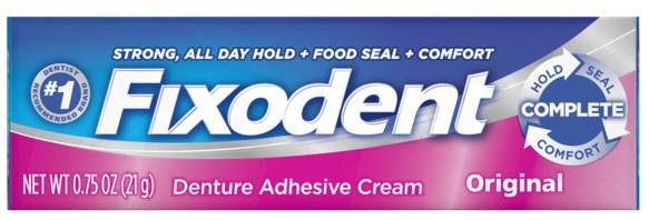 FIXODENT DENTURE CREAM .75OZ