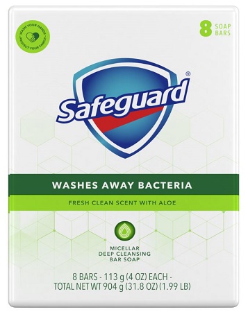 SAFEGUARD BAR SOAP ALOE 8PK**AVAILABLE BY SPECIAL ORDER & EMAIL ONLY, ALLOW 14 DAYS LEADTIME