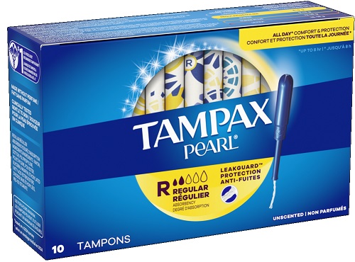 TAMPAX PEARL REGULAR - 10CT**AVAILABLE BY SPECIAL ORDER ONLY, ALLOW 14 DAYS LEADTIME