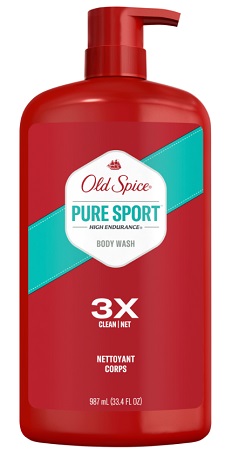 OLD SPICE BODY WASH PURE SPORT 33.4OZ**AVAILABLE BY SPECIAL ORDER AND EMAIL ONLY, ALLOW 14 DAYS LEADTIME