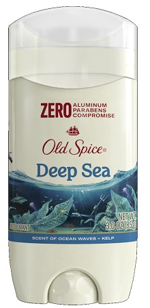 OLD SPICE ALUMINUM FREE DEEP SEA 3OZ**AVAILABLE BY SPECIAL ORDER AND EMAIL ONLY, ALLOW 14 DAYS LEADTIME