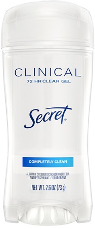 SECRET CLINICAL CLEAR GEL 2.6OZ**AVAILABLE BY SPECIAL ORDER AND EMAIL ONLY, ALLOW 21 DAYS LEADTIME