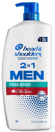 HEAD & SHOULDERS MENS 2-in-1 OLD SPICE PURE -28.2OZ**AVAILABLE BY SPECIAL ORDER AND EMAIL ONLY, ALLOW 14 DAYS LEADTIME
