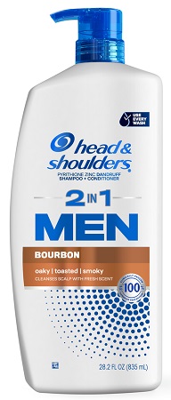 HEAD & SHOULDERS MENS 2-IN-1 BOURBON -28.2OZ**AVAILABLE BY SPECIAL ORDER AND EMAIL ONLY, ALLOW 14 DAYS LEADTIME