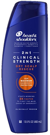 HEAD & SHOULDERS CLINICAL STRENGTH 2 IN 1 DRY SCALP 13.5oz**AVAILABLE BY SPECIAL ORDER AND EMAIL ONLY, ALLOW 21 DAYS LEADTIME