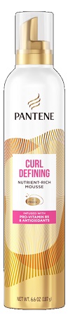 PANTENE CURL DEFINING MOUSSE 6.6OZ**AVAILABLE BY SPECIAL ORDER AND EMAIL ONLY, ALLOW 14 DAYS LEADTIME