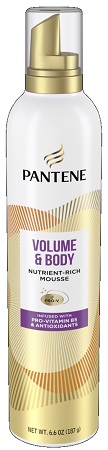 PANTENE VOLUME & BODY MOUSSE 6.6OZ**AVAILABLE BY SPECIAL ORDER AND EMAIL ONLY, ALLOW 14 DAYS LEADTIME