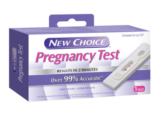 NEW CHOICE PREGNANCY TEST KIT 24/1PK