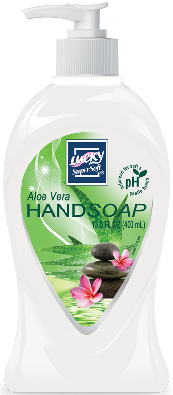 LUCKY LIQUID SOAP 13.5OZALOE VERA