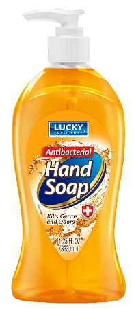LUCKY LIQUID SOAP 11.25OZGOLD ANTI-BAC.