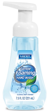 LUCKY LIQUID SOAP FOAMING SPRING FRESH 7.5oz