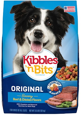 KIBBLES N' BITS ORIGINAL DOG FOOD 3.5LB(BEEF & CHICKEN)