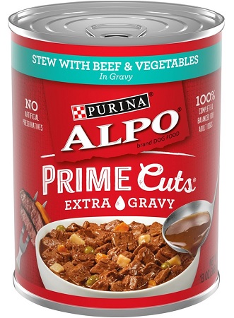 ALPO CAN 13OZ PRIME CUTS BEEF STEW AND VEGETABLESNOT AVAILABLE UNTIL 1/2026