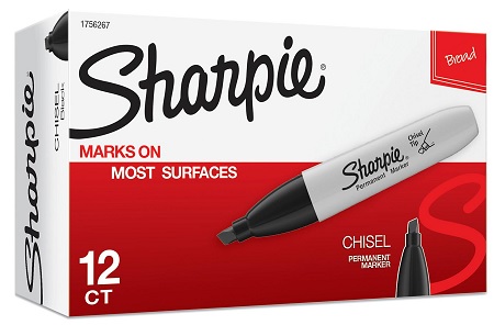 MARKER BLACK 12CTSHARPIE