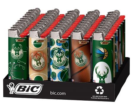 BIC LIGHTER LIMITED MILWAUKEE BUCKS**AVAILABLE BY SPECIAL ORDER & EMAIL ONLY, ALLOW 21 DAYS LEADTIME