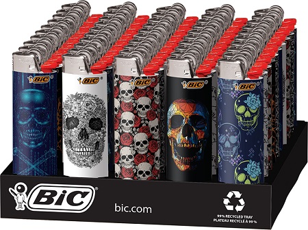 BIC LIGHTER LIMITED SKULLS