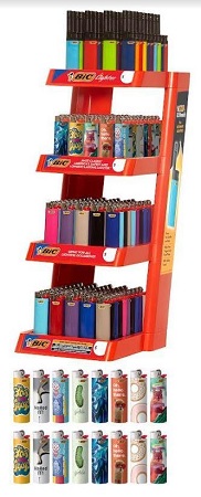 BIC LIGHTER 4 TIER2BX REG, 1BX LIMITED, 1BX EZ REACH + 16 UNITS LIMITED