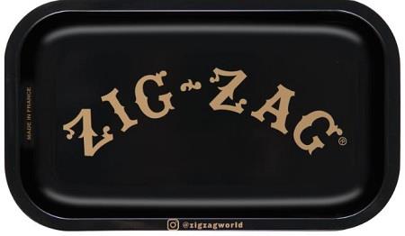 ZIG ZAG SMALL ROLLING TRAY BLACK