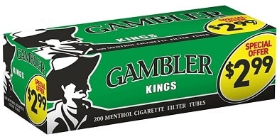 GAMBLER TUBES KING MENTHOL ($2.99)