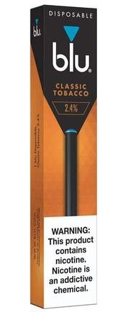 BLU E-CIG DISPOSABLE CLASSIC TOBACCO**MUST BE IN APPROVED BAG TO RETURN**