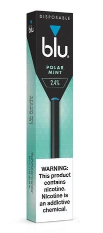 BLU E-CIG DISPOSABLE POLAR MINT**RETURNS ACCEPTED UNTIL 10/2/19, MUST BE IN APPROVED BAG TO RETURN AFTER 10/2/19**