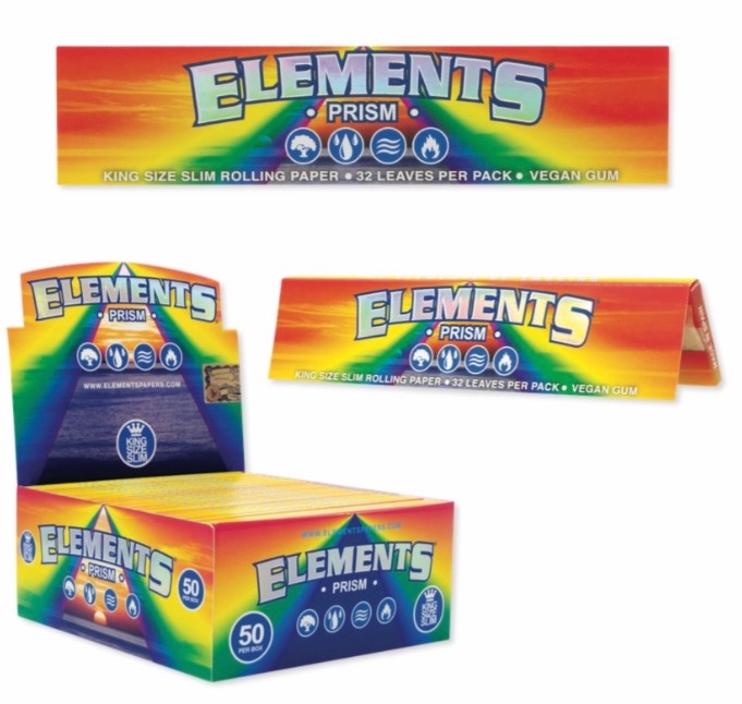 ELEMENTS PRISM PAPERS KING SIZE SLIM
