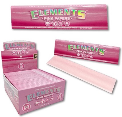 ELEMENTS PINK PAPERS KING SIZE