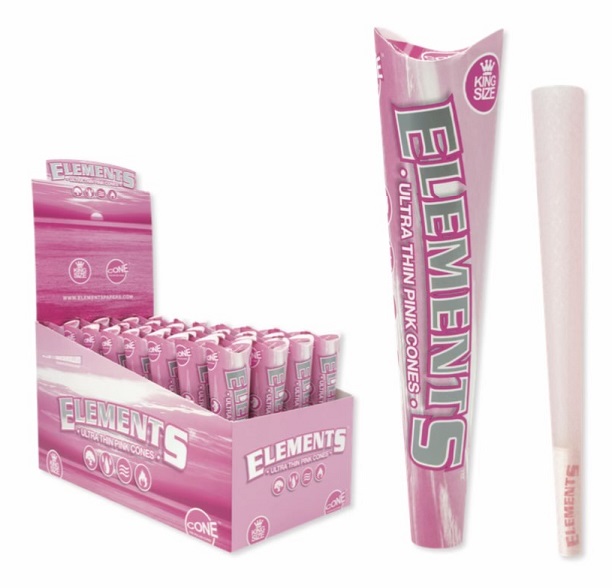 ELEMENTS PINK CONES KING SIZE (3CT)
