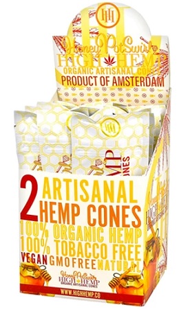 HIGH HEMP ORGANIC CONES HONEY**CONTAINS (NO TOBACCO) OR NICOTINE**