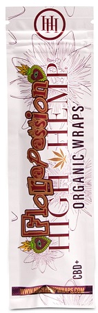 HIGH HEMP FLORA PASSION ORGANIC WRAPS**CONTAINS (NO TOBACCO) OR NICOTINE**