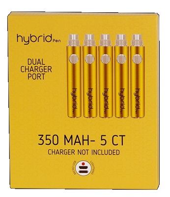 HYBRID PEN 350MAH 5PK -GOLD
