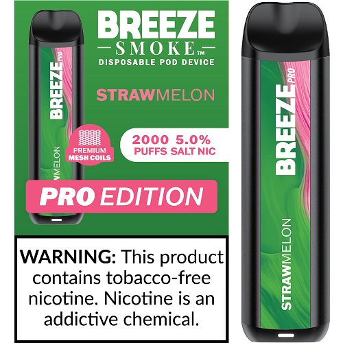BREEZE PRO 2000 STRAWMELON- (MSRP:$17.99)**1 - 2 BOX LIMIT PER SKU (LIMIT BASED ON AVAILABILITY)**