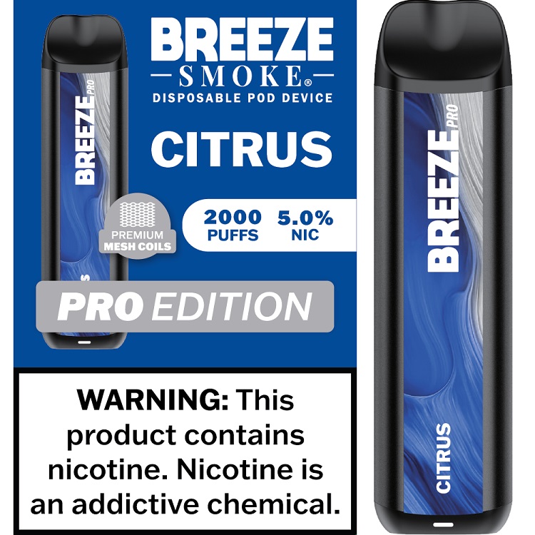 BREEZE PRO 2000 - CITRUS (ANEJO)   (MSRP:$17.99)**1 - 2 BOX LIMIT PER SKU (LIMIT BASED ON AVAILABILITY)**