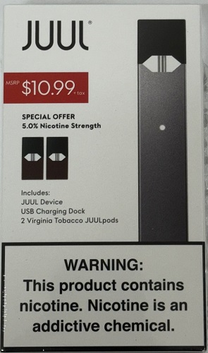 JUUL DEVICE KIT 2PK (5%) $10.99 MENTHOL**NOT FOR ONLINE SALES** LIMITED WHILE INVENTORY LASTS - NO RETURNS, NO EXCHANGES.