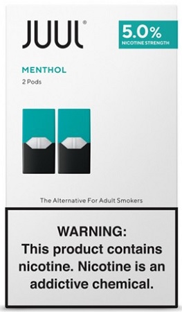 JUUL PODS (5%) 2PK MENTHOL**NOT FOR ONLINE SALES**