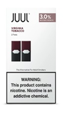 JUUL PODS (3%) 2PK VIRGINIA TOBACCO (NO RETURNS, NO EXCHANGES)**NOT FOR ONLINE SALES**