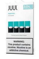 JUUL PODS 3% MENTHOL 4PK**NOT FOR ONLINE SALES**