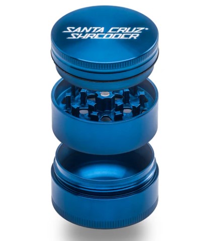 SANTA CRUZ ALUMINUM GRINDER 3PC LARGE - BLUE