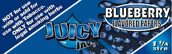 JUICY JAYS 1 1/4 BLUEBERRY*ONLY FOR LEGAL HERBS*