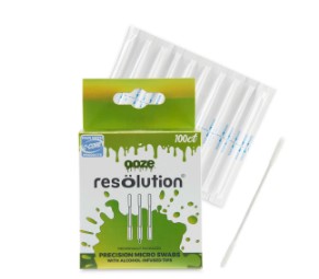 OOZE RESOLUTION INFUSED COTTON SWAPS - 100CT