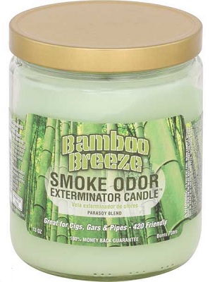 CANDLE JAR SMOKE ODOR BAMBOO BREEZE*EVERYDAY SCENT*