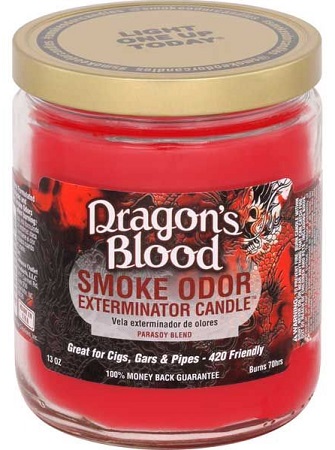 CANDLE JAR SMOKE ODOR DRAGON'S BLOOD