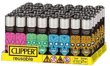 CLIPPER LIGHTER SUGAR SKULLS