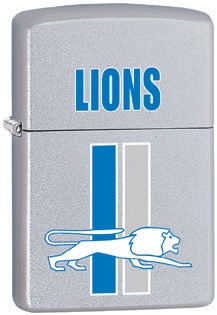 ZIPPO DETROIT LIONS THROWBACK CHROME $33.95