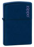 ZIPPO NAVY MATTE WITH LOGO $27.95