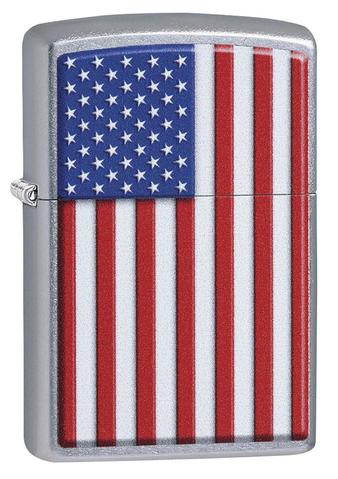 ZIPPO FLAG STREET CHROME-$26.95