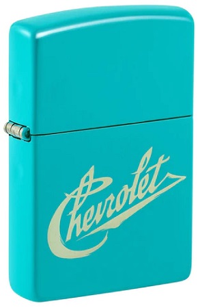ZIPPO CHEVROLET FLAT TURQUOISE $32.95