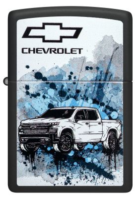 ZIPPO CHEVROLET BLACK MATTE $34.95