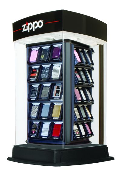 ZIPPO DISPLAY CASE 60CT**LIMIT ONE PER ACCOUNT -- FREE W/ PURCHASE OF 60 LIGHTERS**